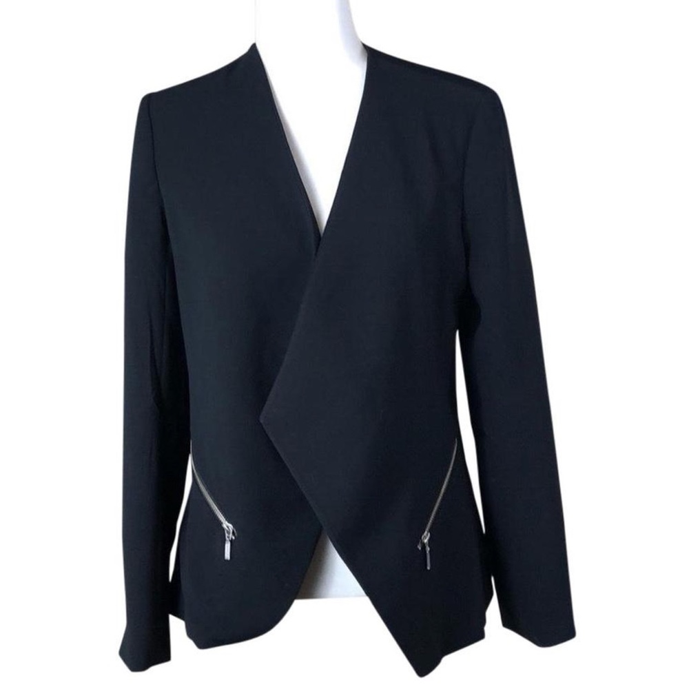 Black Crepe Blazer